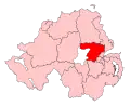 A medium constituency located in the extreme south west of the county.