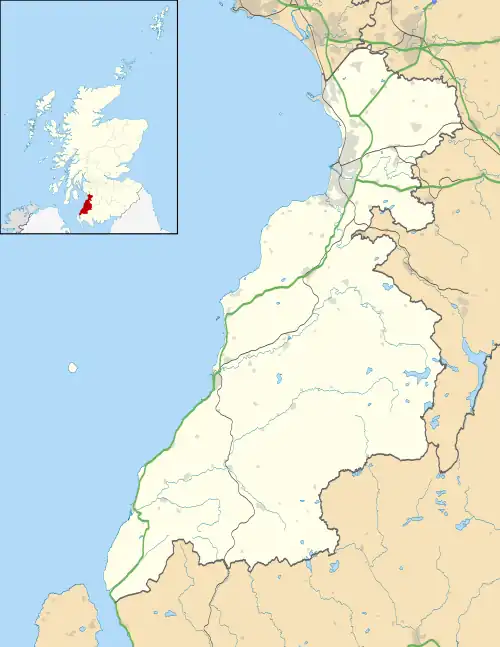 Ballantrae is located in South Ayrshire