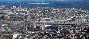 South Boston from the air in 2010