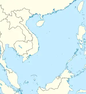 Luconia Shoals is located in South China Sea