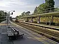 Piccadilly Line train approaching South Ealing