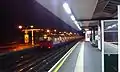 Piccadilly Line train leaving South Ealing, headed westwards.