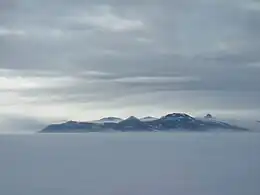 Ross Island, Antarctica. Topographical map, scaled one to two hundred and fifty thousand. Sourced from the United States Geological Survey