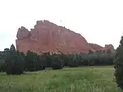 A view of South Gateway Rock at the Garden of the Gods