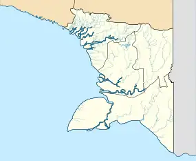 Lorentz River is located in South Papua