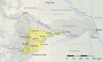 South Platte River watershed