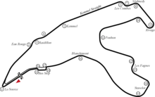 Circuit de Spa-Francorchamps (last modified in 1996)