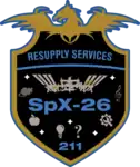 SpaceX CRS-26 mission patch