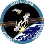 ISS iROSA 2B and 4B patch mission patch