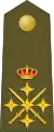 Capitán general ("captain general") shoulder board