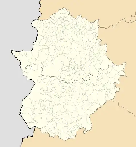 Plasencia is located in Extremadura