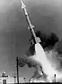 The LIM-49 Spartan missile was intended to intercept warheads above the earth's atmosphere