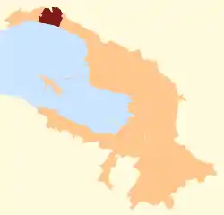 Location of Zelenogorsk in Saint Petersburg