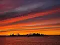 Boston skyline from Spectacle Island