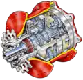 14-speed hub cutaway diagram