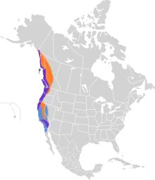 Map of range