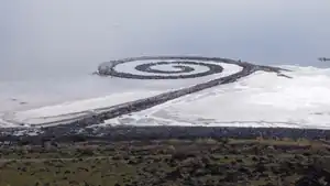 Robert Smithson's "Spiral Jetty"