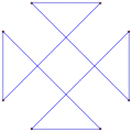 Spirolateral, (1,2)45°, p8