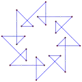 spirolateral (1…3)45°, g8