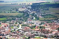 View of Spišské Podhradie from the Spiš Castle