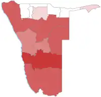 Distribution of German