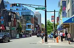 Spring Garden Road at Queen Street