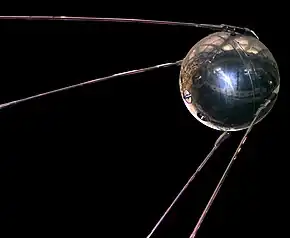 Sputnik 1 replica.