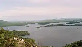 Squam Lake from West Rattlesnake: a typical vista in the Lakes Region