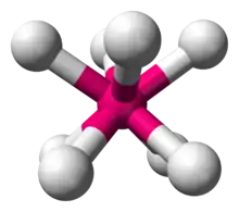 Square antiprismatic molecular geometry