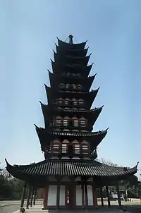 The Square Tower of Songjiang, Shanghai, built in 1884