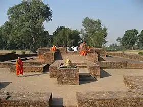 Gandhakuti (Buddha's hut) in Jetavana