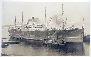 SS Mount Temple aground at West Ironbound Island, Nova Scotia