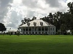 The St. Joseph Plantation house, built in 1840, is located in Vacherie