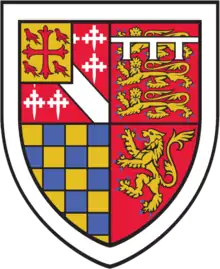 St Edmund's College heraldic shield