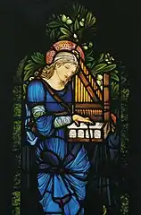 St. Cecilia window by Edward Burne-Jones, late 19th century