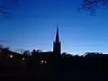 St. Chad's Church at twilight