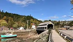 St. Martins and its twin covered bridges