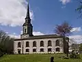 Church from the south showing St Pauls Square