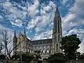 Side view of the cathedral