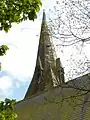 Spire viewed from north