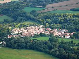 A general view of Saint-Vincent