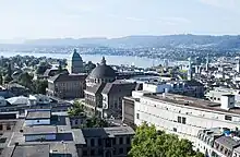 The ETH Zurich main building, which is the centre of the Zentrum campus.