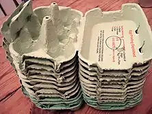 block of egg carton