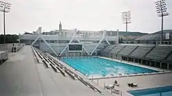 The interior of the Piscines Bernat Picornell.