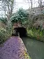 West portal of the 23-yard (21 m) Dunsley Tunnel, between Stourton and Kinver.