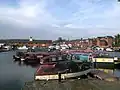 Upper basin at Stourport-on-Severn. The area around the basin underwent major restoration 2007-2009.