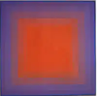 Belated Echo, 1965, acrylic on canvas, 53 x 53 in.