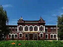 Luhansk National University building in Starobilsk