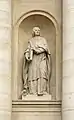 Statue of Jacques-Bénigne Bossuet, (Façade of the chapel of the Sorbonne, Paris)