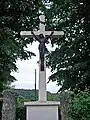 A crucifix in the town